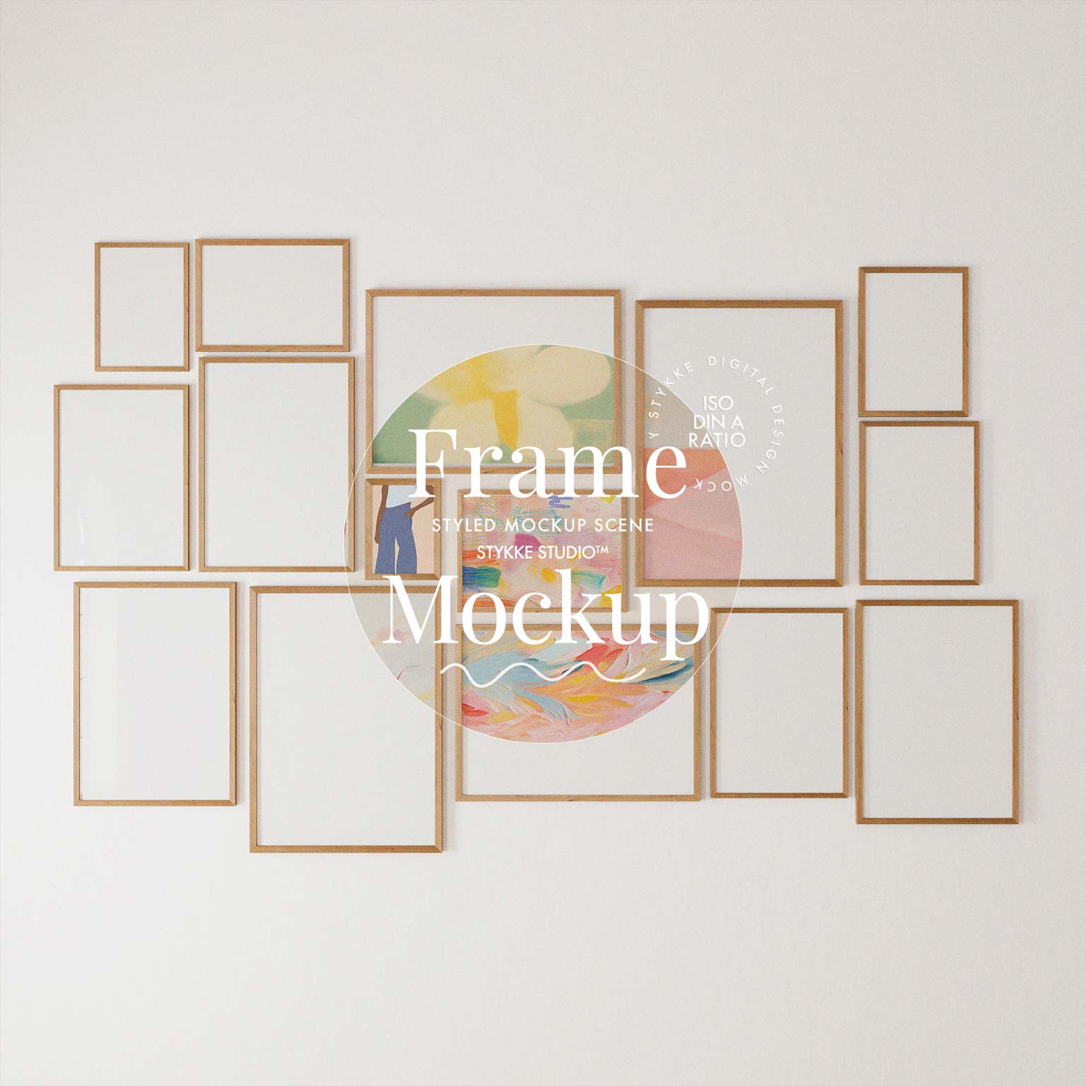 Gallery Wall Frame Mockup | Soft Light 1