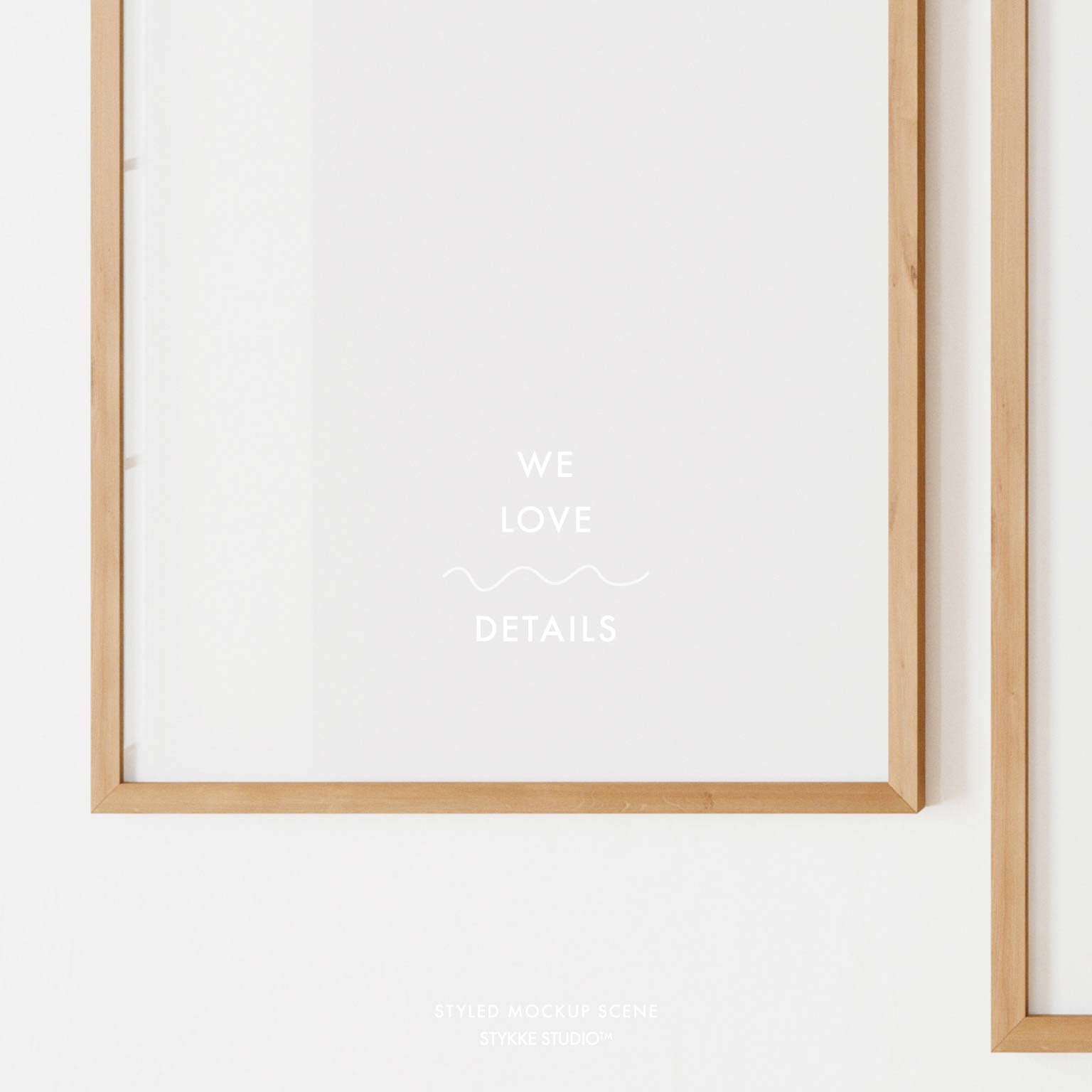 Gallery Wall Frame Mockup | Soft Light 1