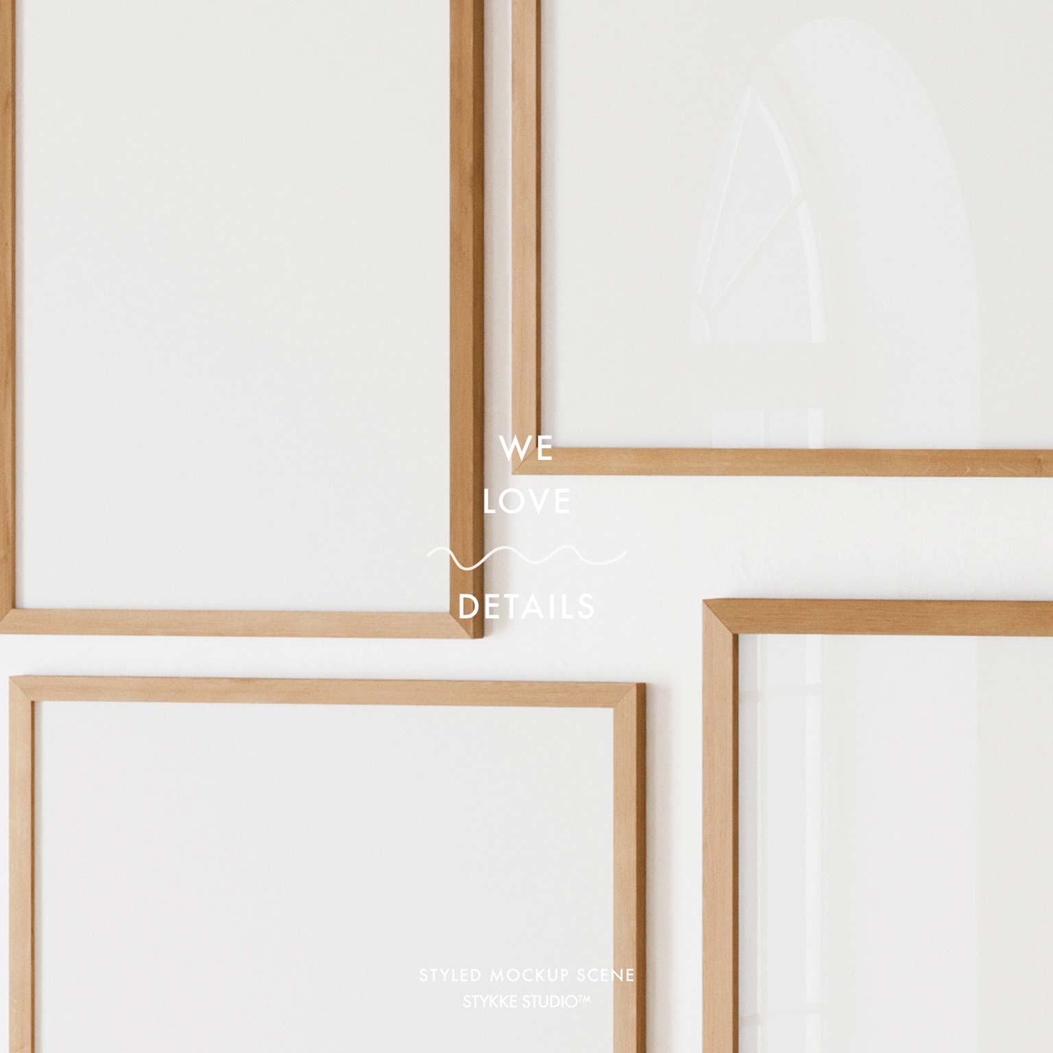 Gallery Wall Frame Mockup | Soft Light 4