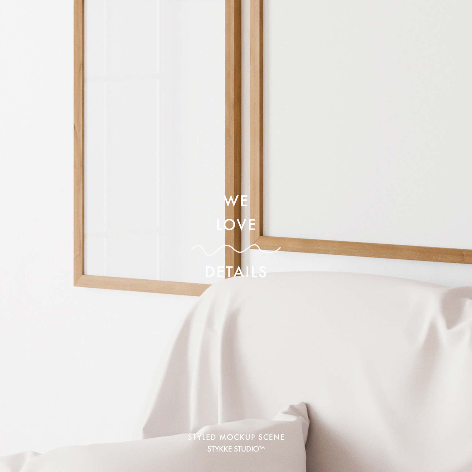 Gallery Wall Frame Mockup | Linen Cover 5