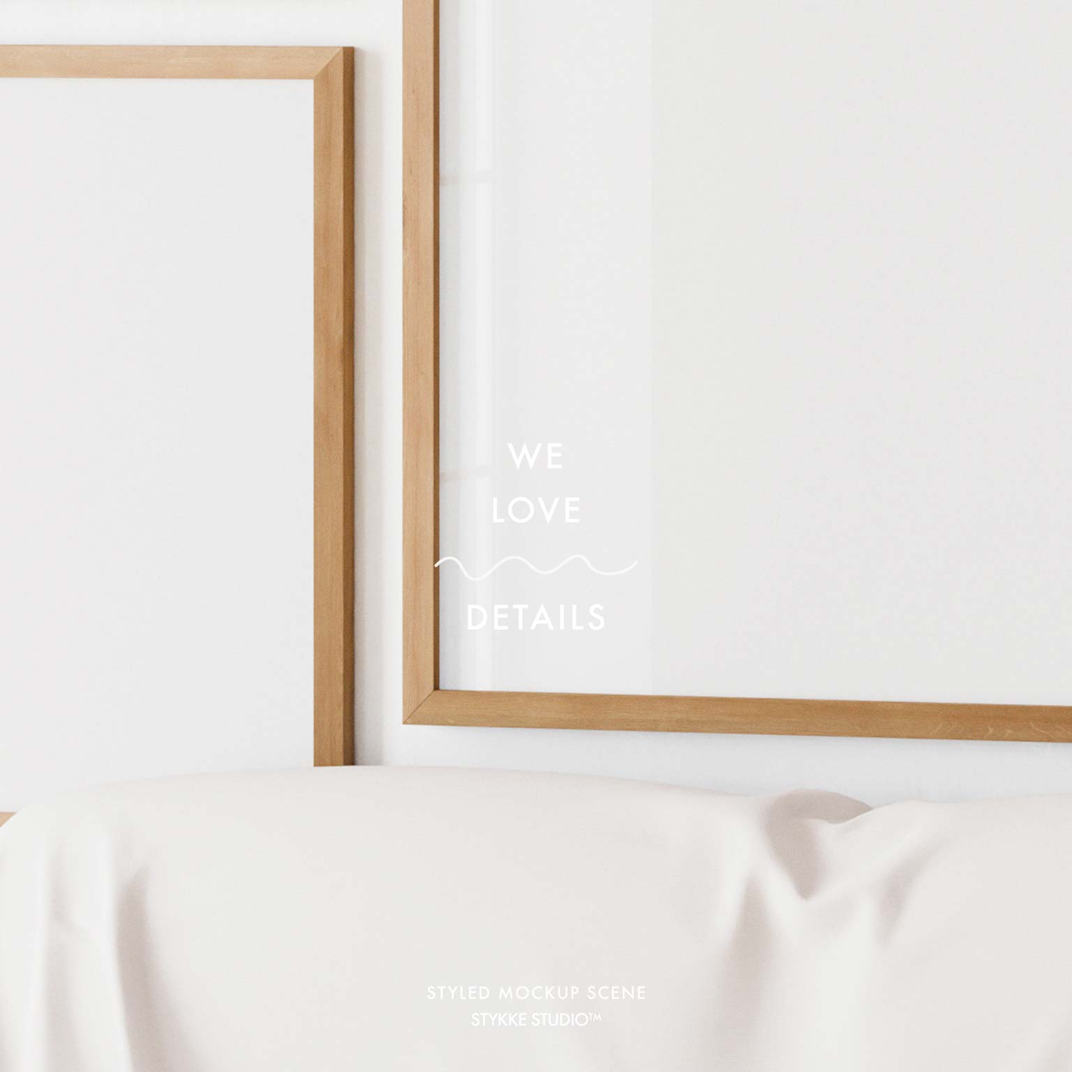 Gallery Wall Frame Mockup | Linen Cover 4