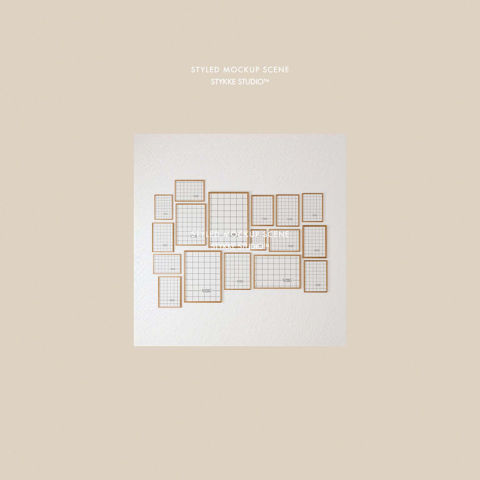 Gallery Wall Frame Mockup | Soft Light 3