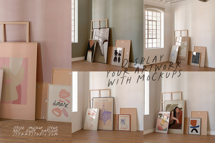 ART ROOM daylight | Mixed Ratio Frame Mockup