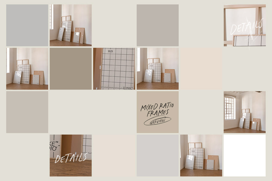 ART ROOM daylight | Mixed Ratio Frame Mockup