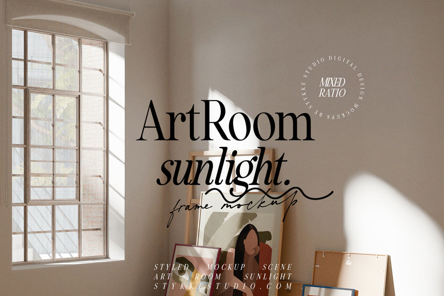 ART ROOM sunlight | Mixed Ratio Frame Mockup