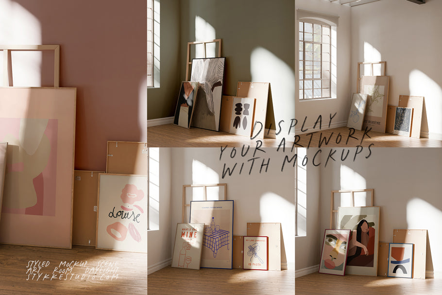 ART ROOM sunlight | Mixed Ratio Frame Mockup