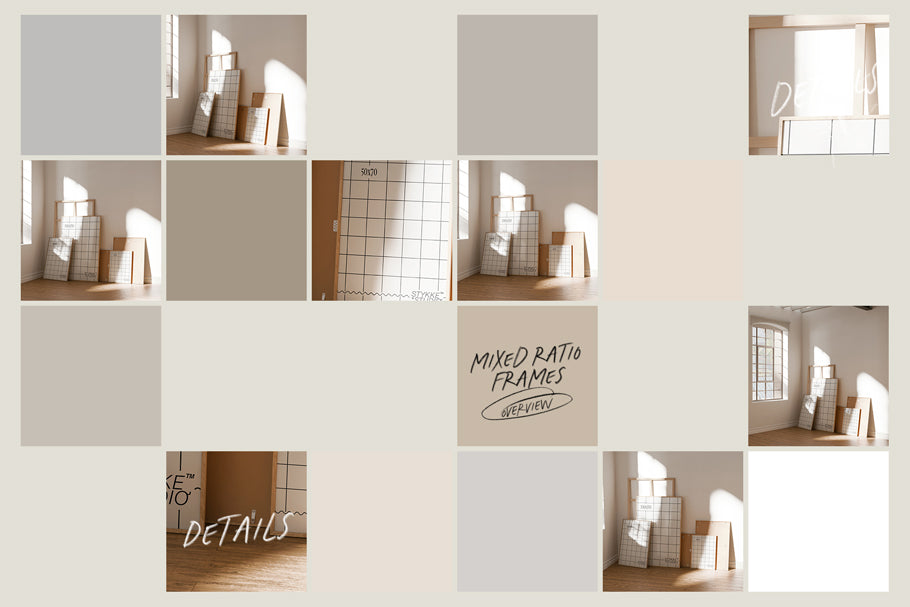 ART ROOM sunlight | Mixed Ratio Frame Mockup