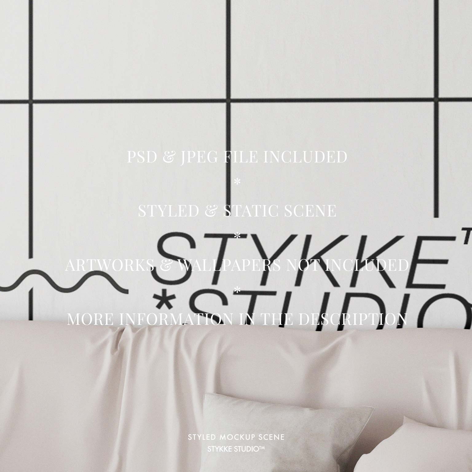 Wallpaper Mockup | Tropical Linen 2