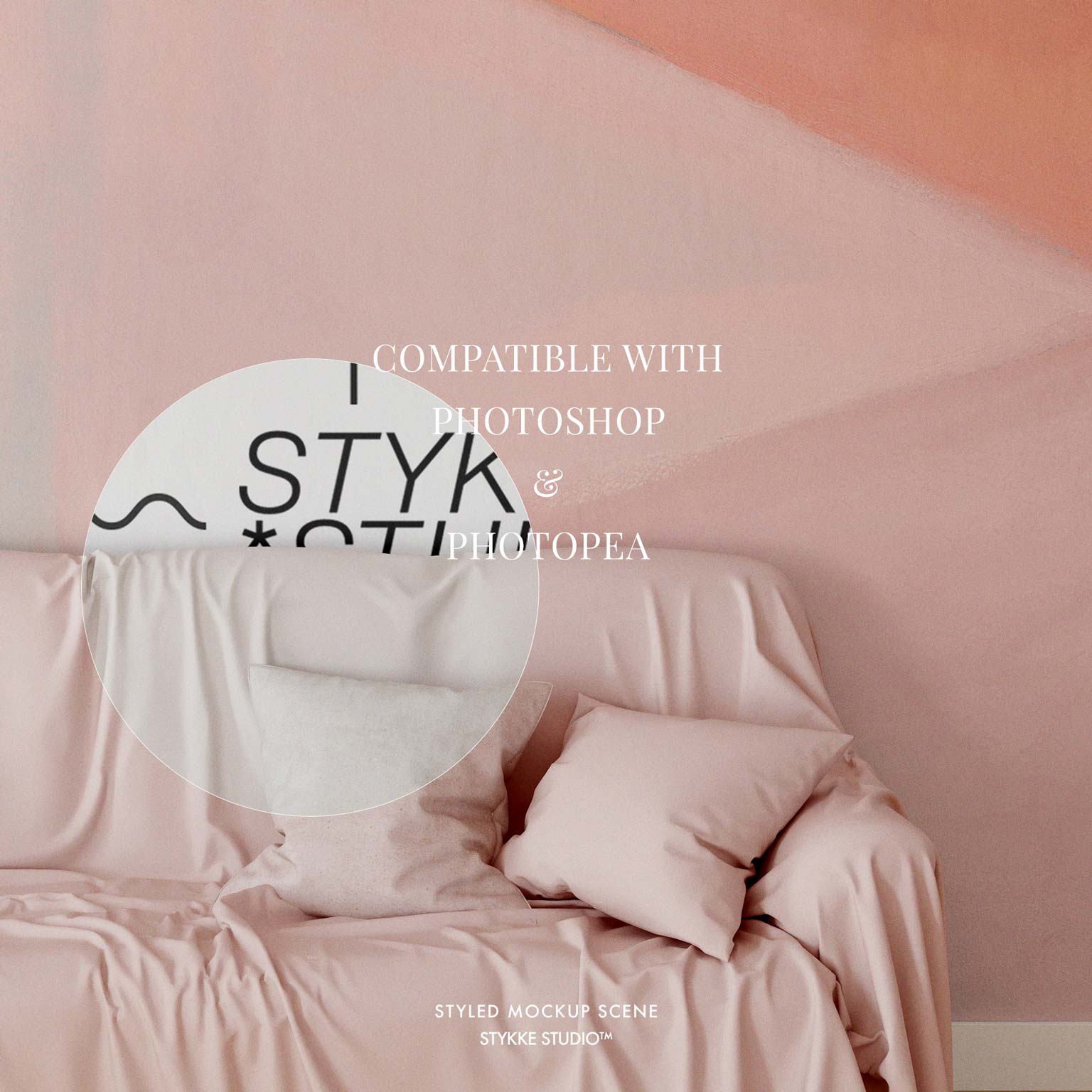 Wallpaper Mockup | Tropical Linen 1