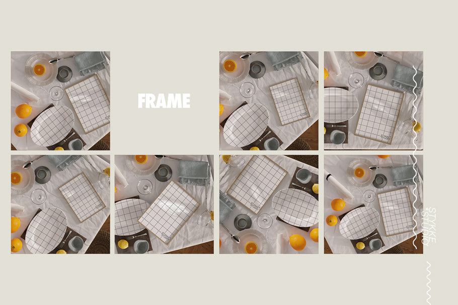 ORANGES NO. 43 | Frame Mockup Set