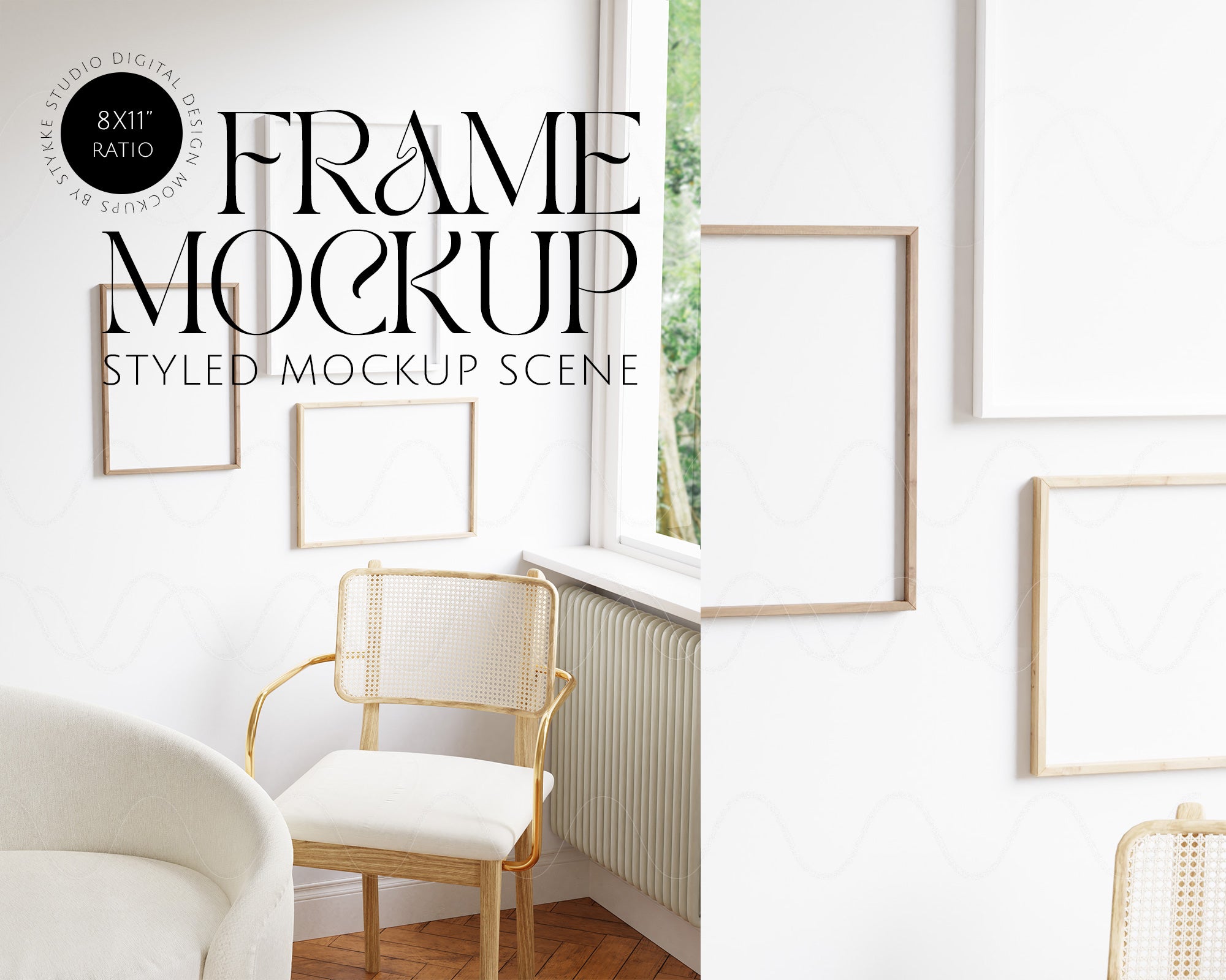 Mixed Frames 06 | 3 Frame Single Mockup – Stykke Studio