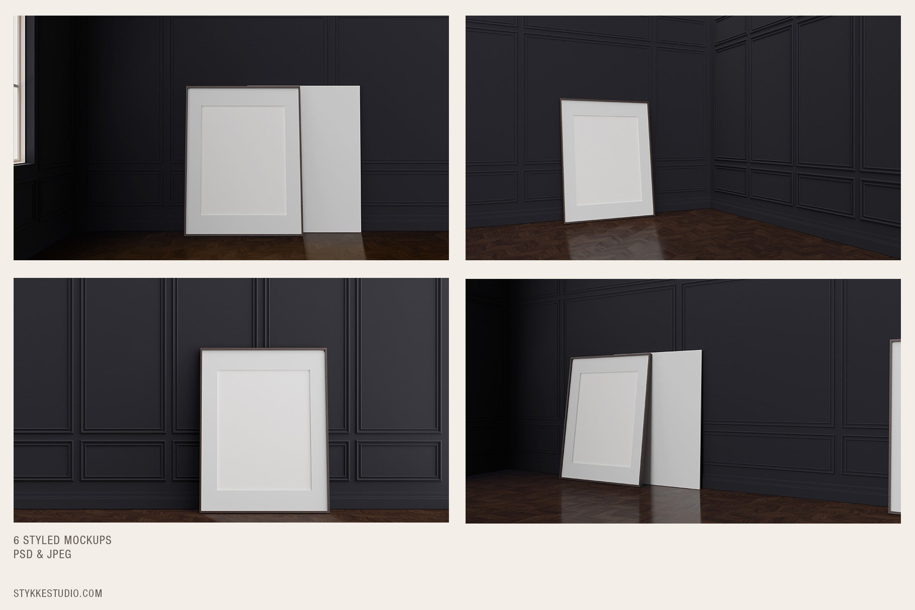 KOLOFRAMA | Modern Passepartout Frame Mockups - Stykke Studio