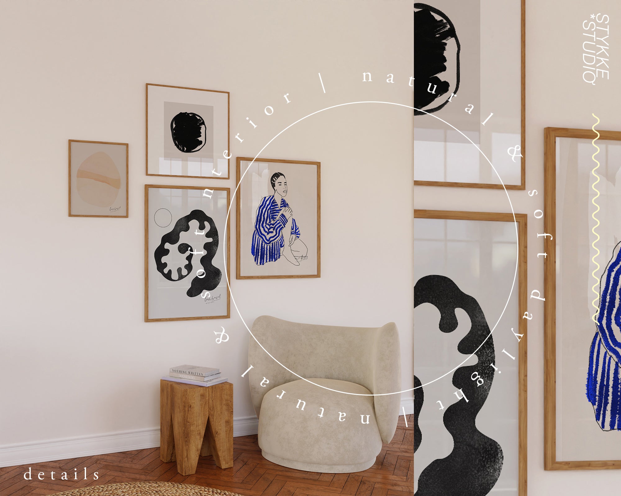 Freya's Room 14 | 4 Frame Single Mockup