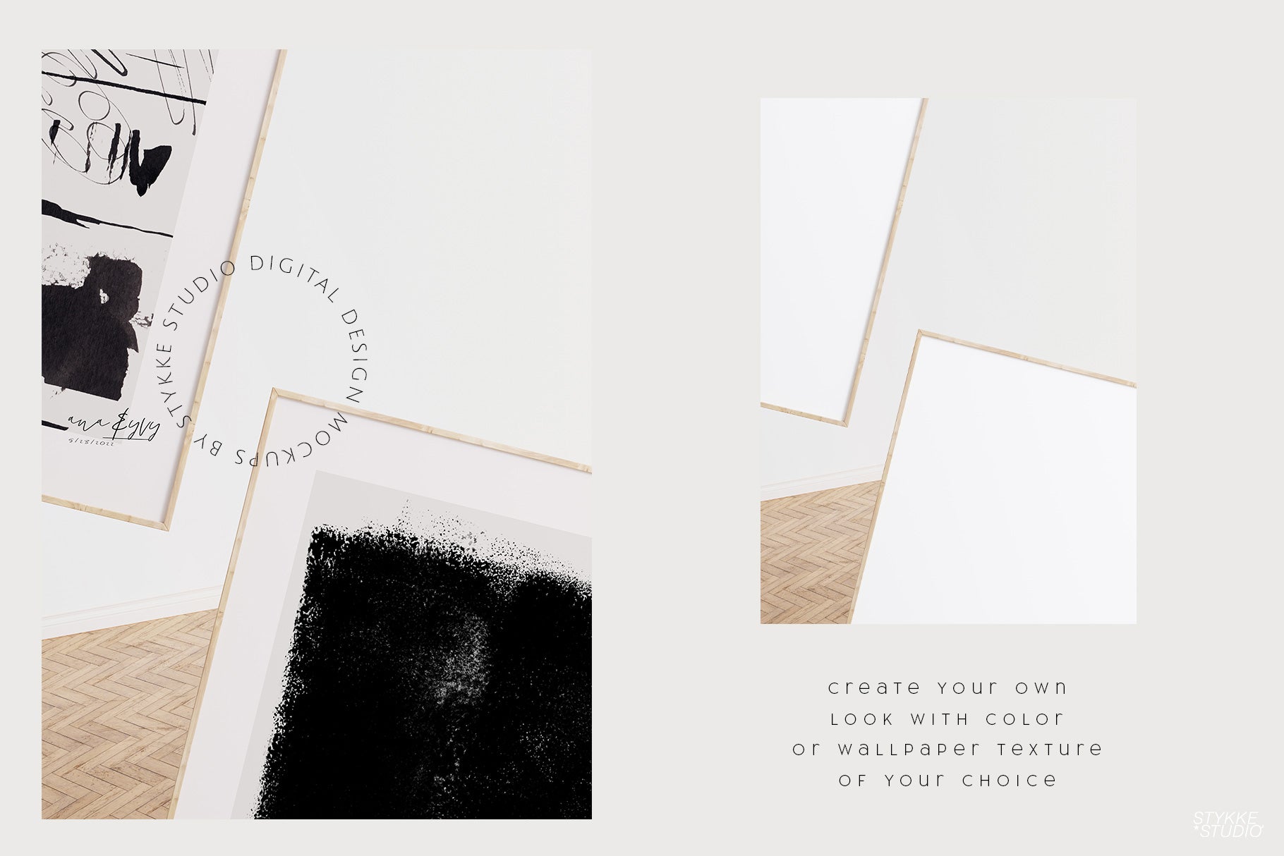 THE MINIMALIST NO.1 | The Thin Frame Essential Mockup Collection - Stykke Studio