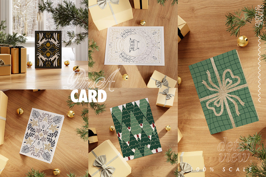WINTER CARD NO. 15 | Card Mockup Set