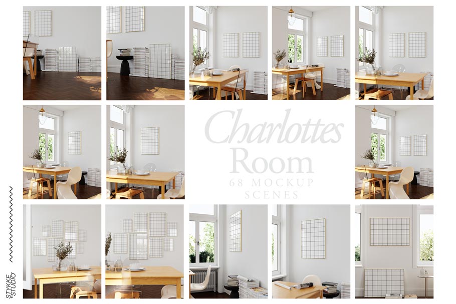 CHARLOTTE'S ROOM | Frame Interior Mockup