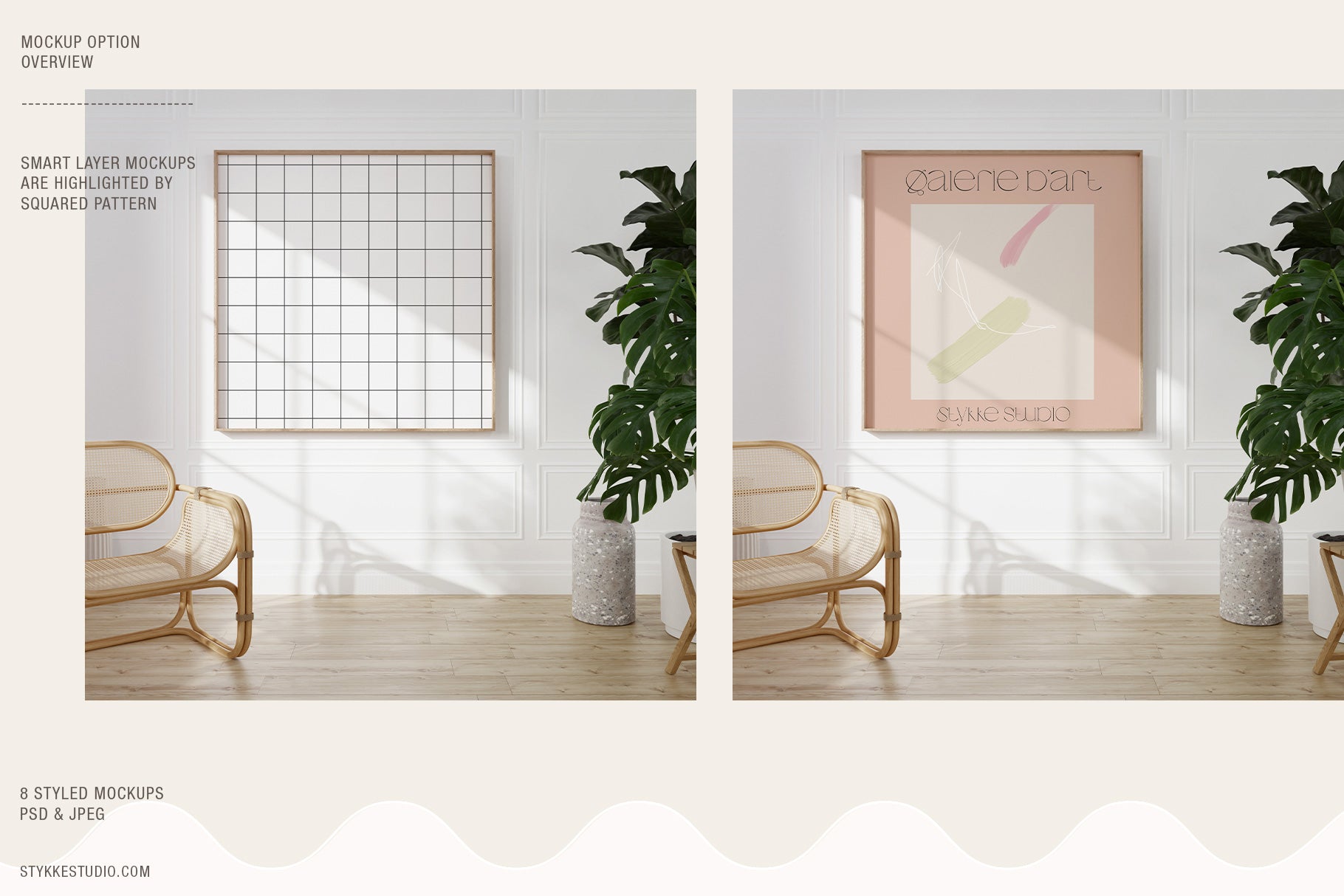 AIR & SUN | Frame Mockup Mini Set - Stykke Studio