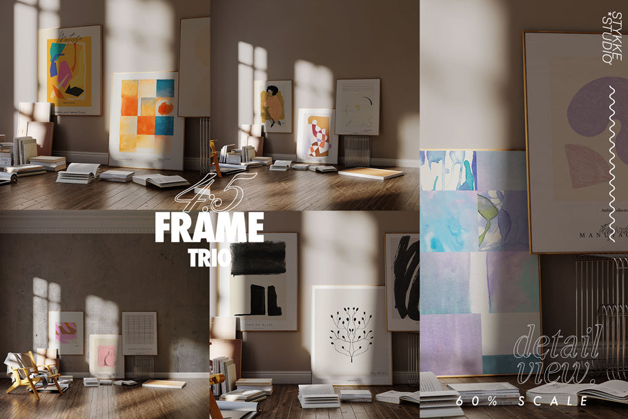 ARTIST STUDIO NO. 13 | Frame Mockup Set