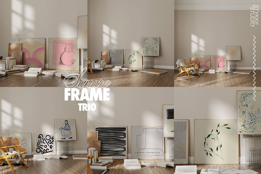 ARTIST STUDIO NO. 14 | Frame Mockup Set