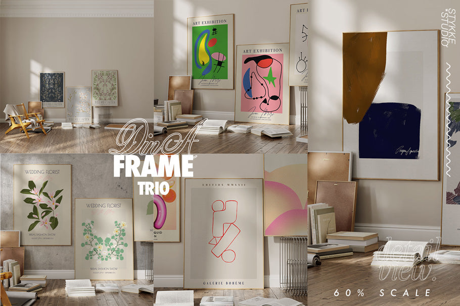 ARTIST STUDIO NO. 14 | Frame Mockup Set