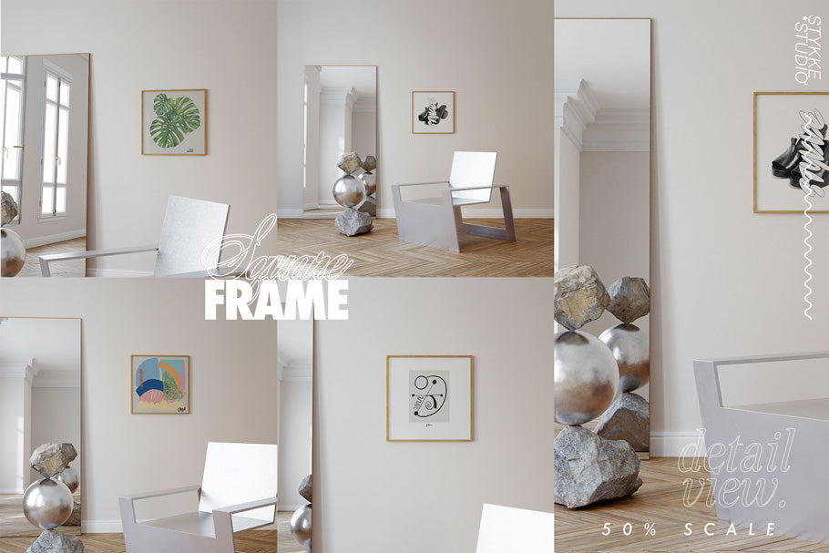 STONE NO. 35 | Frame Mockup Set