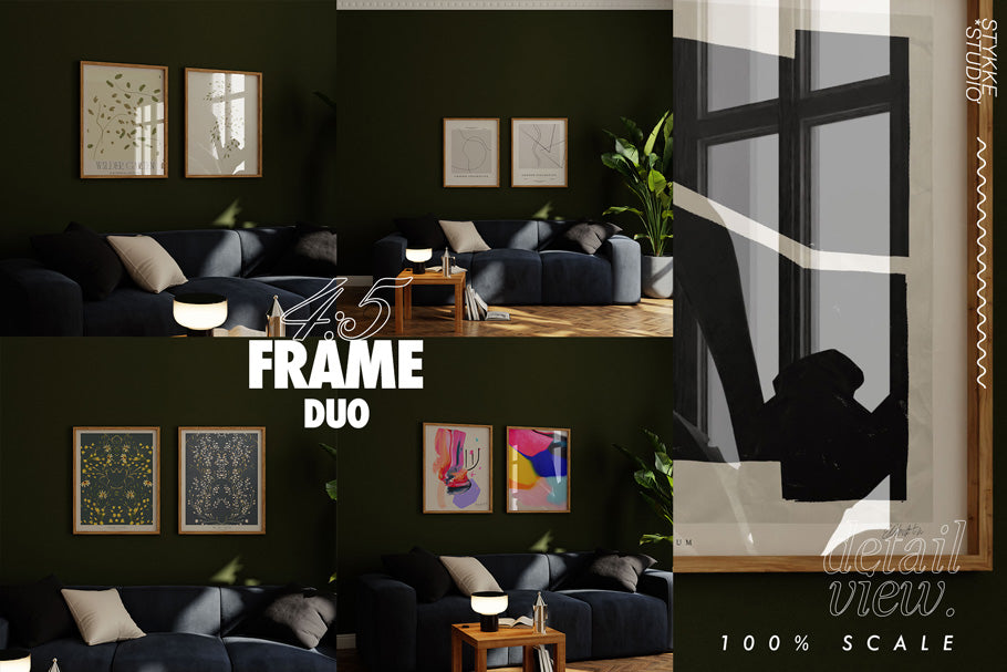 DARK MOSS NO. 10 | Frame Mockup Set