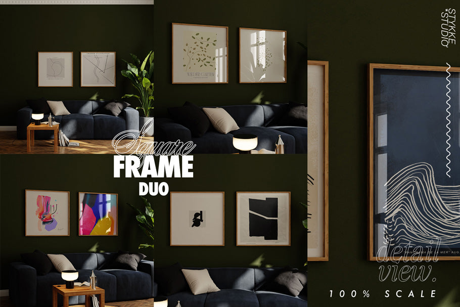 DARK MOSS NO. 10 | Frame Mockup Set