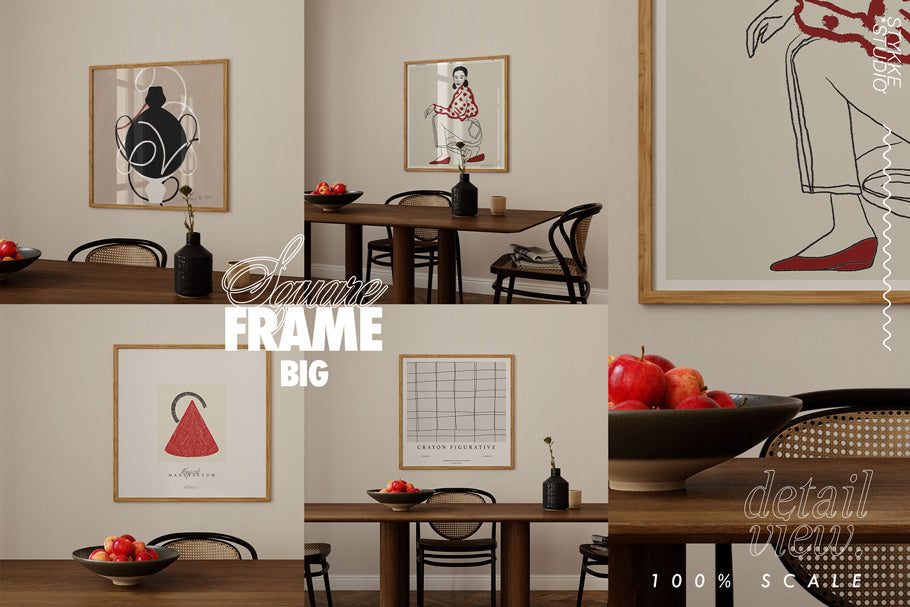 APPLE NO. 4 | Frame Mockup Set