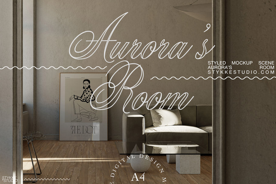 AURORA'S ROOM | Frame Interior Mockup