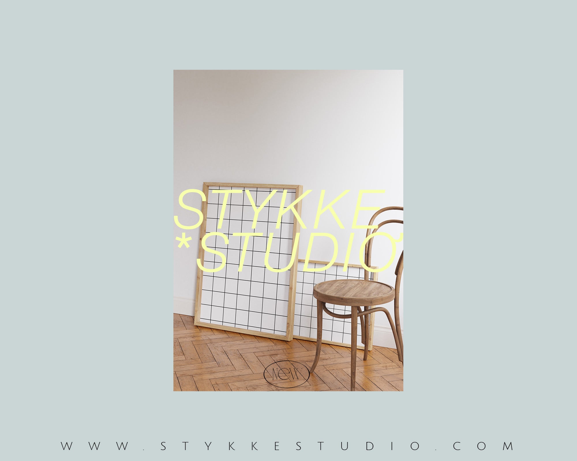 Gallery Chair 09 | 2 Frame Single Mockup