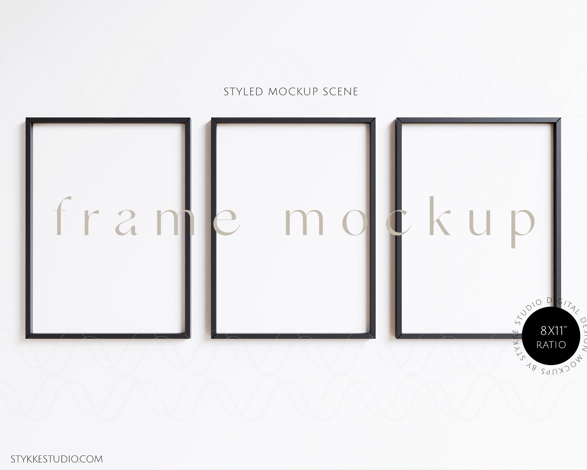 Black & White 01 | 3 Frame Single Mockup