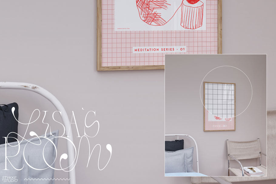 LISA'S ROOM | Frame Interior Mockup - Stykke Studio