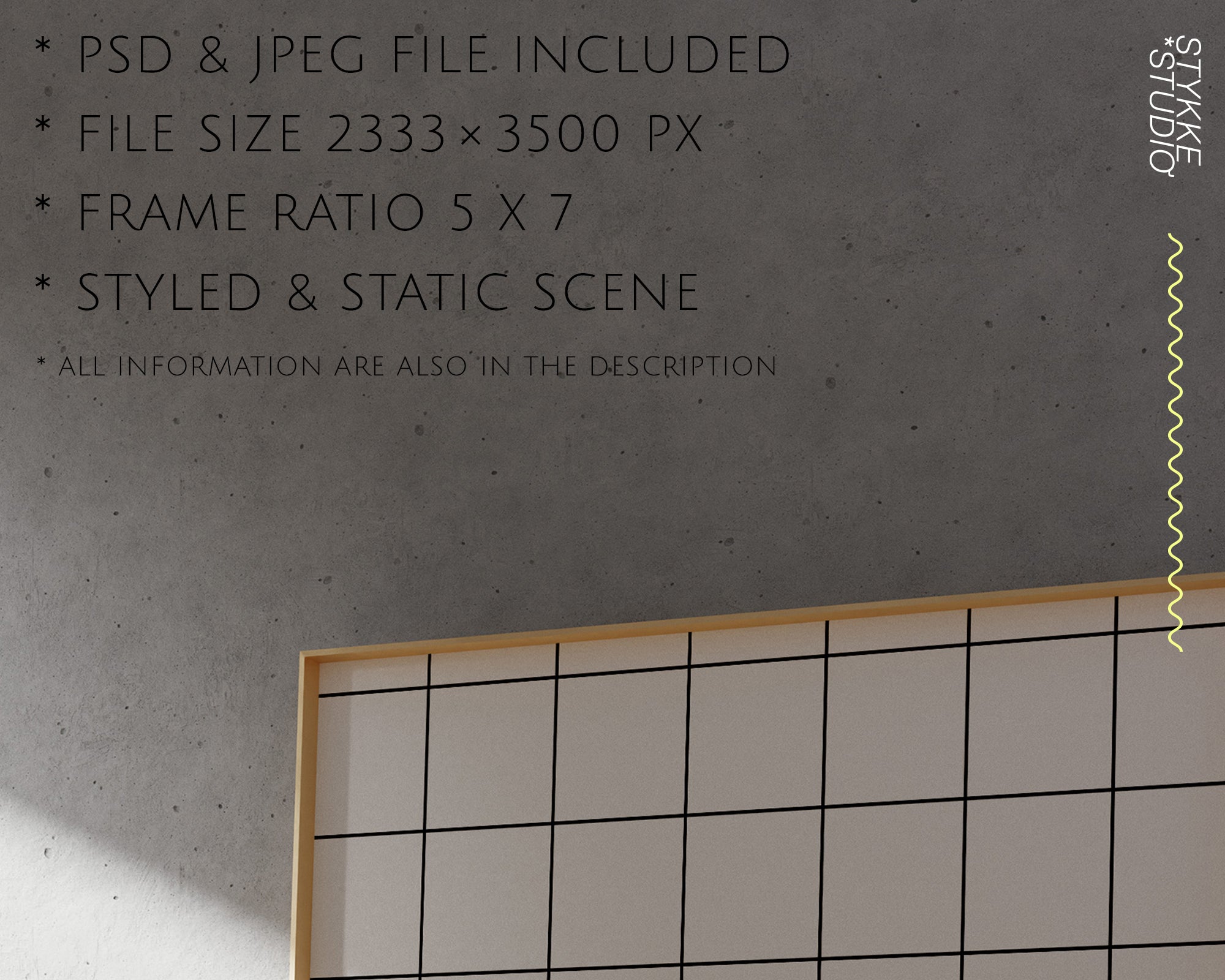 Concrete 01 | 1 Frame Single Mockup