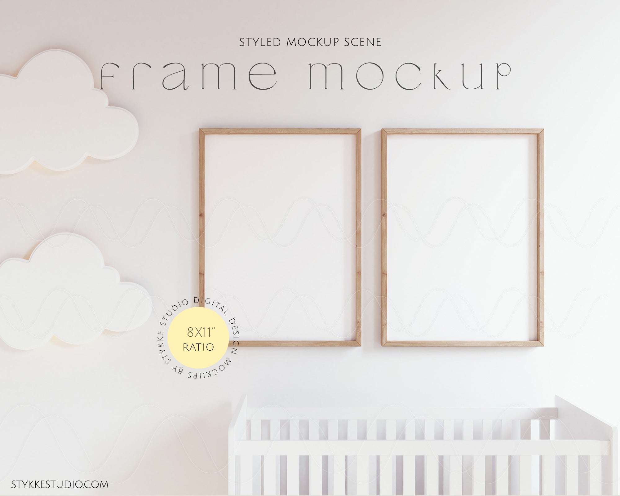 Nursery 02 | 2 Frame Single Mockup