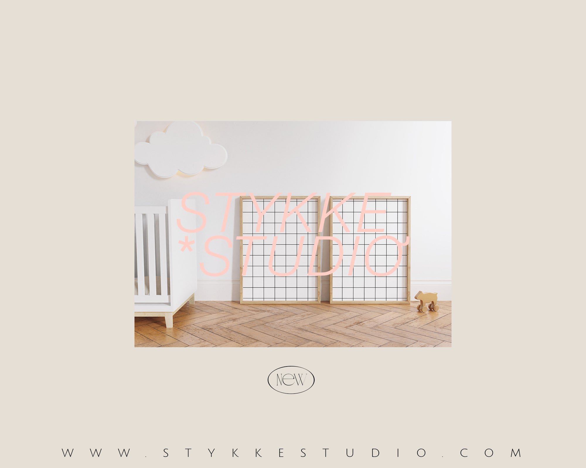 Nursery 01 | 2 Frame Single Mockup