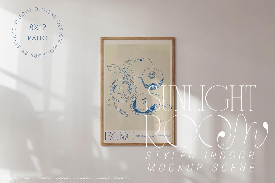 SUNLIGHT ROOM | Frame Mockups Collection - Stykke Studio