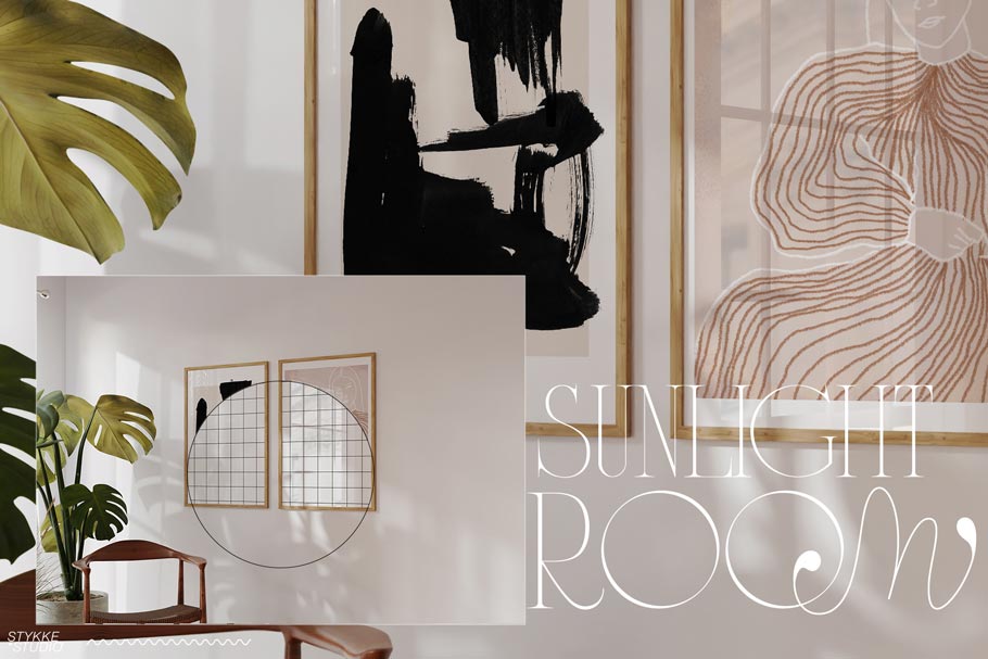 SUNLIGHT ROOM | Frame Mockups Collection - Stykke Studio