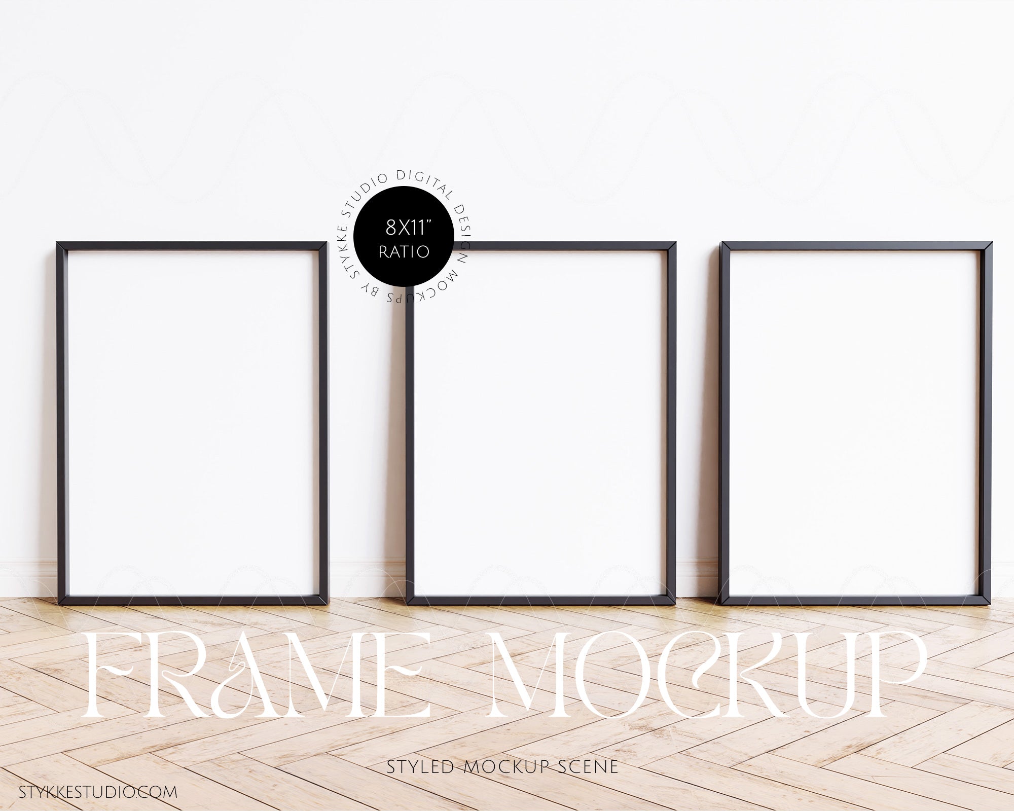 Black & White 03 | 3 Frame Single Mockup