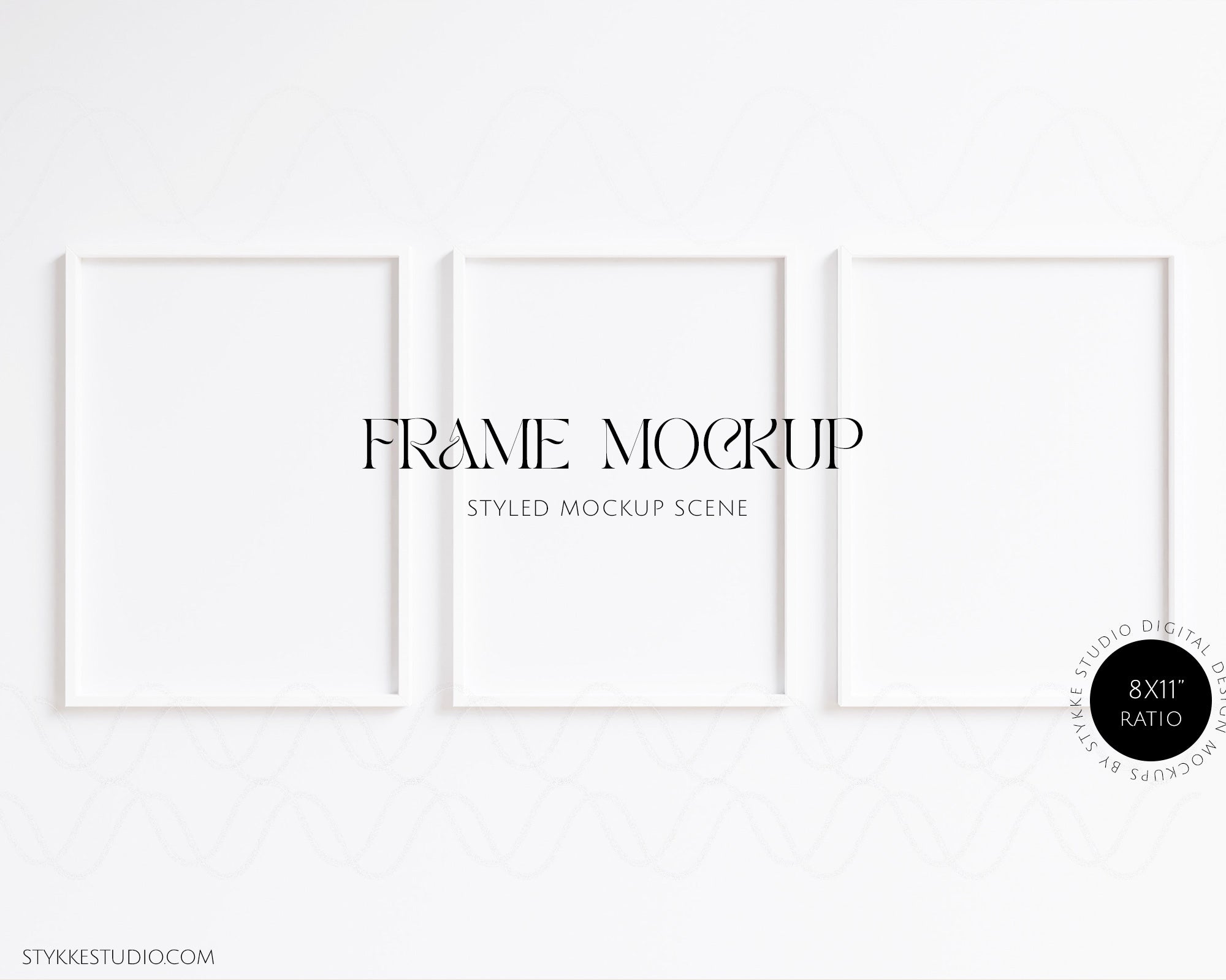 Black & White 06 | 3 Frame Single Mockup