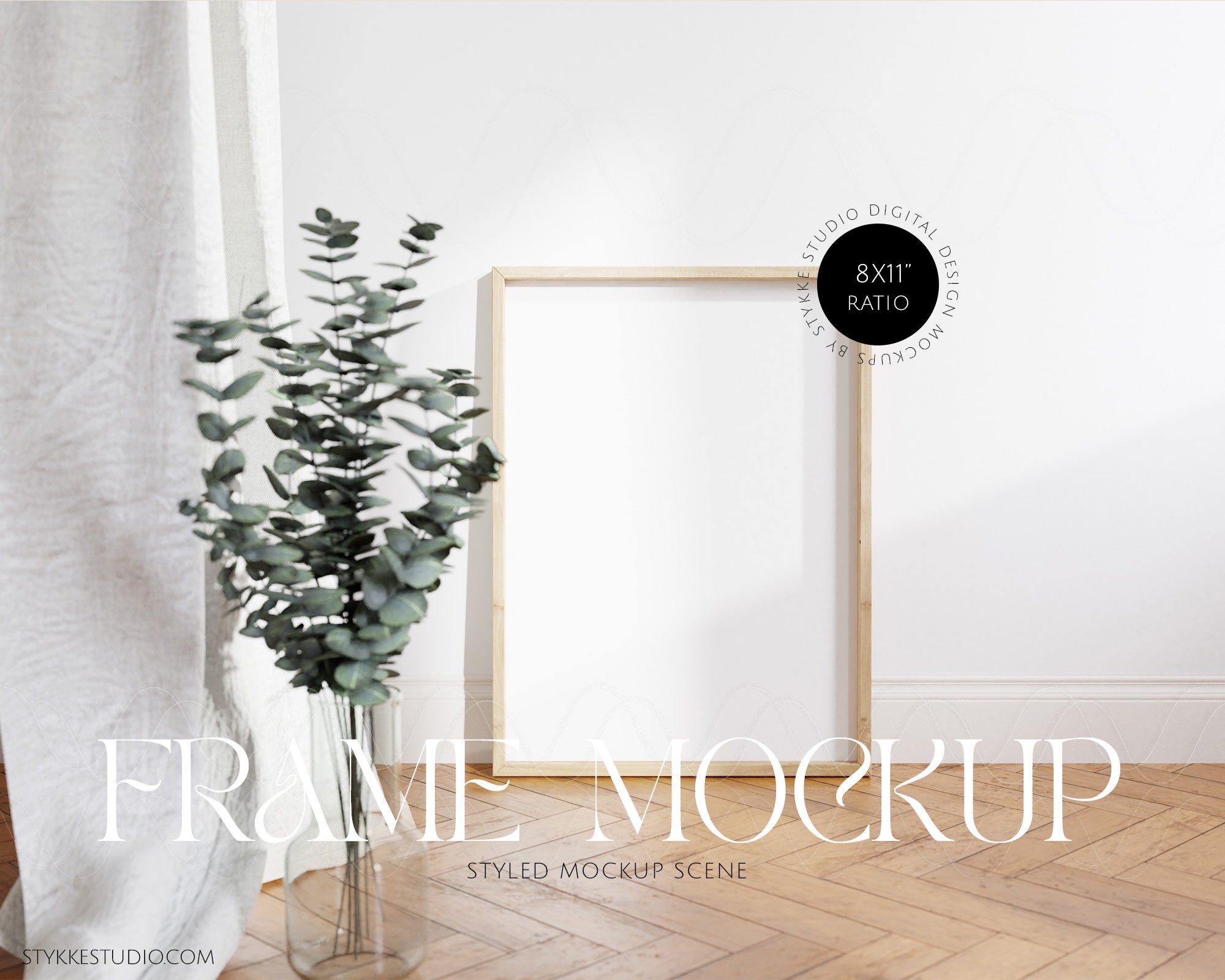 Natural Wood 11 | 1 Frame Single Mockup